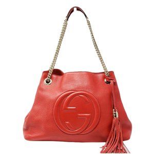 red gucci soho bag